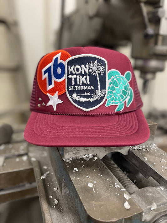 Kon Tiki Vintage Patchy Trucker Hat