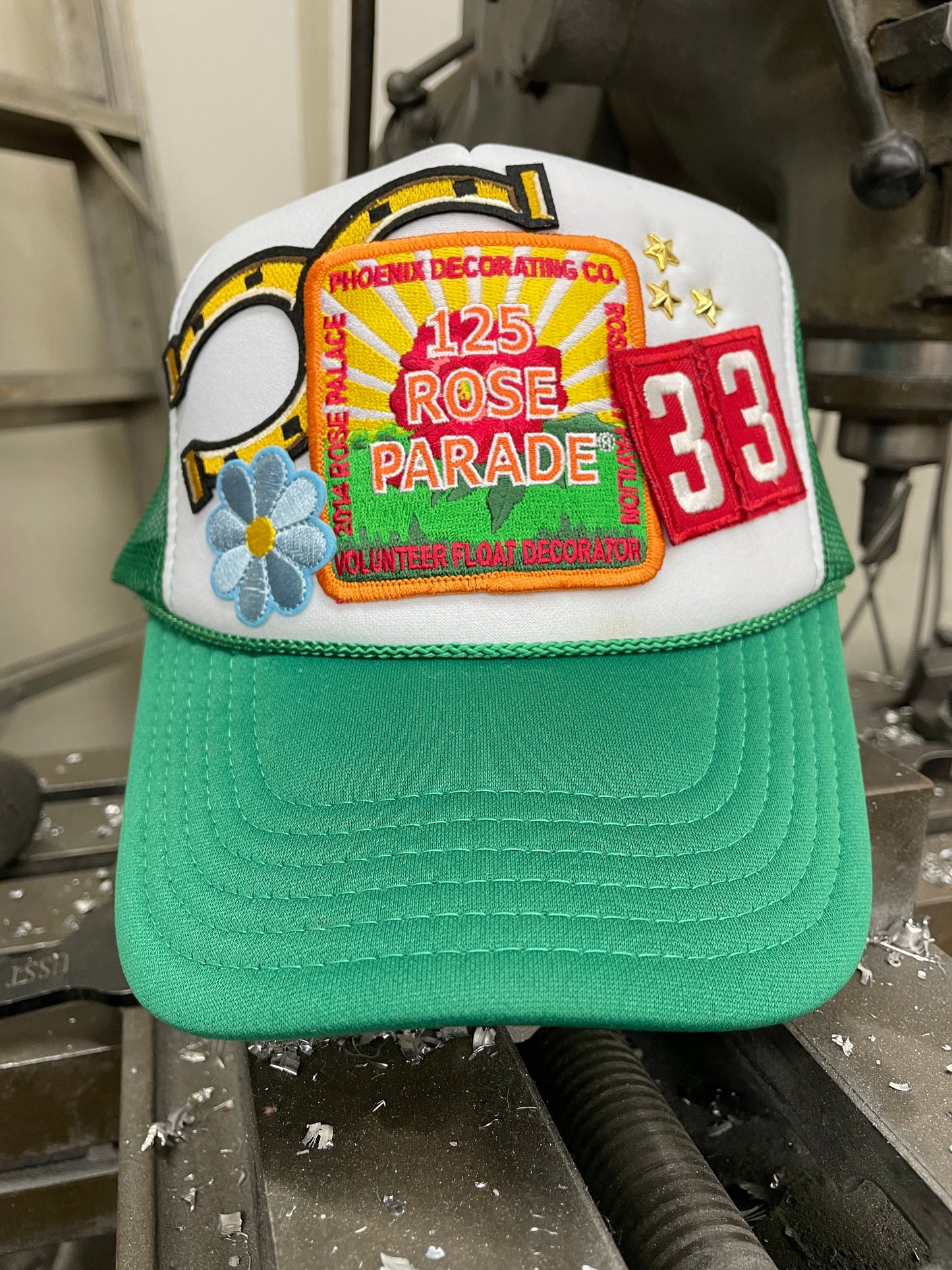 Rose Parade patch Trucker